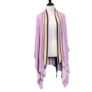 ADYSON PARKER Women's Print Block Kimono Cardigan In Daisy Ditsy